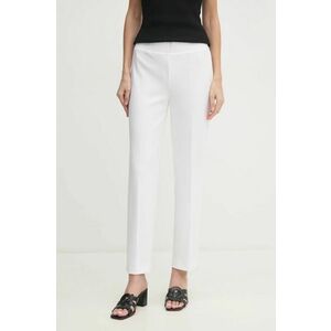 Joseph Ribkoff pantaloni femei, culoarea bej, drept, medium waist, 143105 imagine