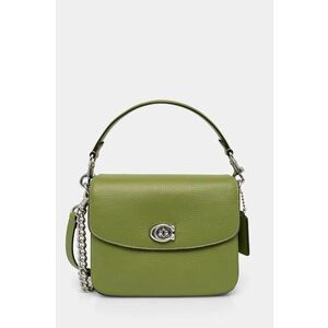 Coach poseta de piele Cassie 19 culoarea verde, CV437 imagine