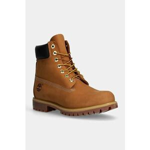 Timberland pantofi din nubuc Premium 6 Inch culoarea maro, TB1100617131 imagine