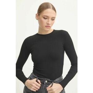 Answear Lab longsleeve femei, culoarea negru imagine