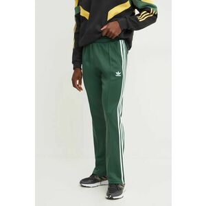 adidas Originals pantaloni de trening 70S Track Pant culoarea verde, modelator, IX5224 imagine