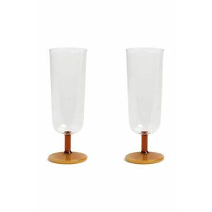 &k amsterdam set de pahare de șampanie mingle amber 250 ml 2-pack imagine