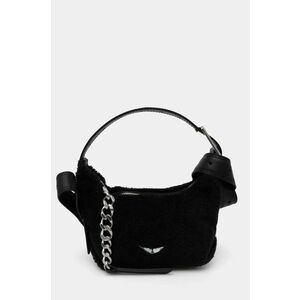 ZADIG&VOLTAIRE geantă de lână culoarea negru, LWBA02550 imagine