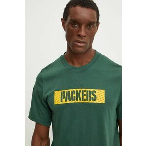 Nike tricou de antrenament Green Bay Packers culoarea verde, cu imprimeu, 02FF-3EE-7T-B73 imagine