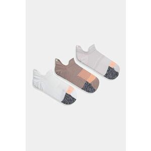 Under Armour sosete Breathe 3-pack femei, culoarea gri, 1387052 imagine