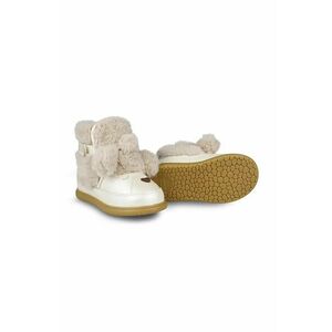 Donsje ghete de iarna pentru copii din piele Dubu Exclusive Shoes Poodle culoarea bej, 1500503 imagine