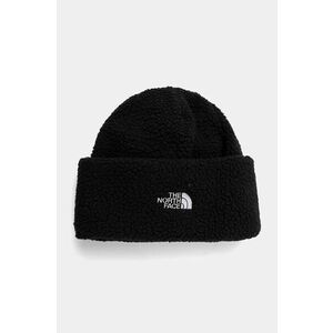 The North Face caciula Cragmont Reversible Beanie culoarea negru, din tricot gros, NF0A8883VOR1 imagine