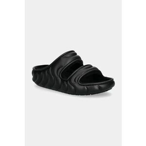 Crocs papuci Classic Cozzy Overpuff Sandal culoarea negru, 210074 imagine