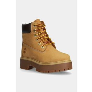 Timberland bocanci din nubuc Stone Street culoarea maro, cu platforma, izolare usoara, TB1A5RJD2311 imagine