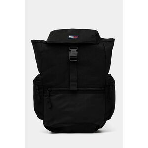 Tommy Jeans rucsac barbati, culoarea negru, mare, neted, AM0AM12610 imagine