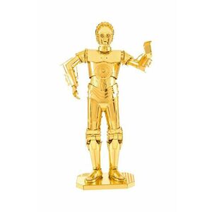 Metal Earth diy 3d set figurine decorative Star Wars C-3PO DOR MAQUETTE imagine