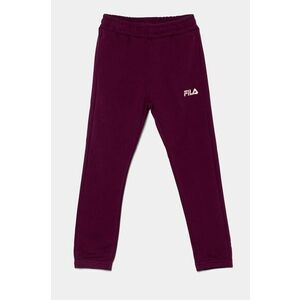 Fila pantaloni de trening pentru copii LIETZEN culoarea violet, neted, FAK0373 imagine