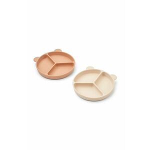 Liewood un set de farfurii Stacy Divider Suction Plate 2-Pack 2-pack LW15122 imagine