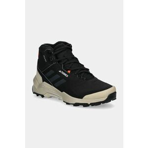 adidas TERREX pantofi AX4 Mid Beta COLD.RDY barbati, culoarea negru, izolat, IG8849 imagine