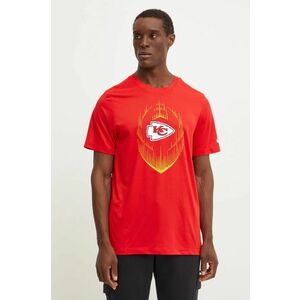 Nike tricou Kansas City Chiefs barbati, culoarea rosu, cu imprimeu, NKGK-65N-7G-JKV imagine