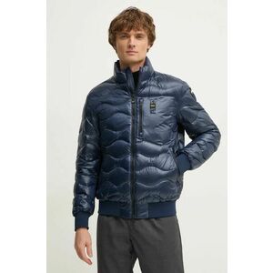 Blauer geaca de puf barbati, culoarea albastru marin, de tranzitie, 24WBLUC03031 imagine