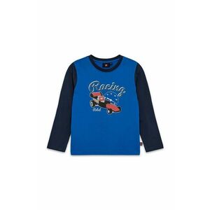 Lego longsleeve din bumbac pentru copii LWTANO 710 culoarea albastru marin, cu imprimeu, 12011354 imagine