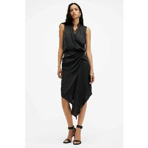 AllSaints rochie ABI LACE culoarea negru, mini, drept, W256DB imagine