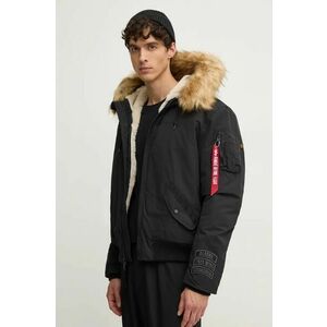 Alpha Industries geaca barbati, culoarea negru, de tranzitie, 148129 imagine