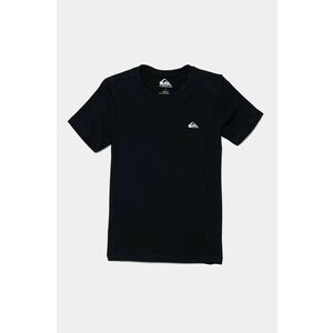 Quiksilver tricou de bumbac pentru copii BASIC SS TEE culoarea albastru marin, neted, EQBZT04746 imagine