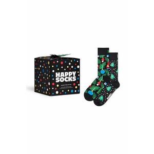 Happy Socks sosete GIFTBOX 2-pack culoarea negru, P001737 imagine