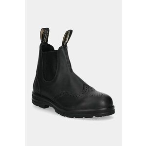 Blundstone ghete chelsea de piele femei, culoarea negru, cu toc plat, 2443 imagine