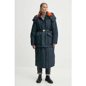 G-Star Raw geaca femei, culoarea albastru marin, de iarna, oversize, D25232-B958 imagine