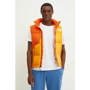 The North Face vesta de puf TNF x Yinka Ilori culoarea portocaliu, de iarna, NF0A89GE0IH1 imagine