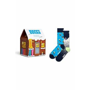 Happy Socks sosete GIFTBOX 2-pack P001853 imagine