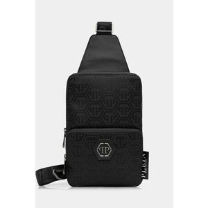 Philipp Plein borseta culoarea negru, AADA MBA1434 PNY002N imagine