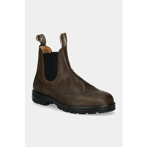 Blundstone ghete chelsea de piele barbati, culoarea maro, 2444 imagine