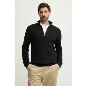 Lindbergh pulover barbati, culoarea negru, light, cu turtleneck, 30-805009A imagine