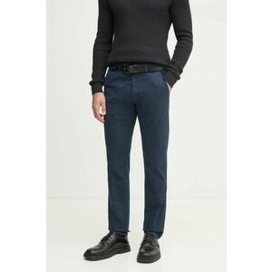 Marc O'Polo pantaloni barbati, culoarea albastru marin, cu fason chinos imagine