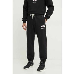 Champion pantaloni de trening culoarea negru, cu imprimeu, 220434 imagine