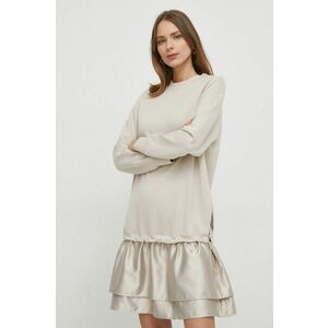 Joop! rochie culoarea bej, mini, oversize imagine