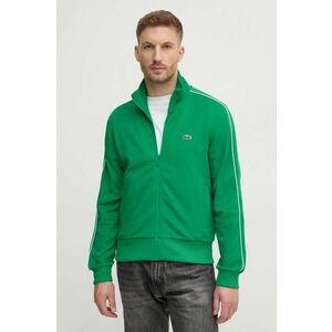 Lacoste bluza barbati, culoarea verde, neted imagine