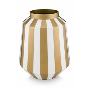 Pip Studio vaza decorativa Stripes White-Gold imagine