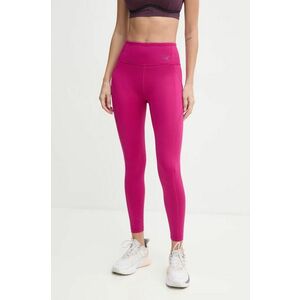 Puma leggins de antrenament Favorite Forever culoarea violet, neted, 520267 imagine