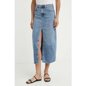 Dkny fustă din denim maxi, dreaptă, DJ4K9506 imagine