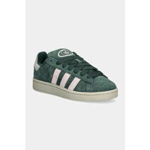 adidas Originals sneakers din piele intoarsă Campus 00s W culoarea verde, IG2121 imagine