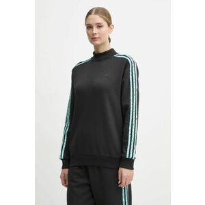 adidas bluza Animal femei, culoarea negru, cu imprimeu, IY1661 imagine