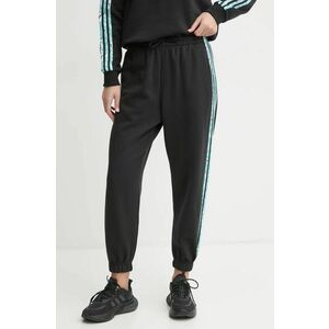 adidas pantaloni de trening Animal culoarea negru, cu imprimeu, IY1659 imagine