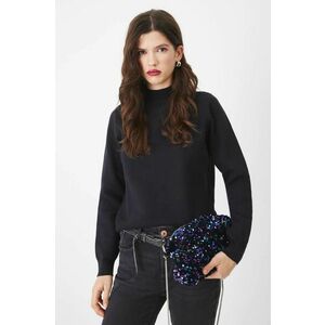 Medicine pulover femei, culoarea negru, light, cu turtleneck imagine