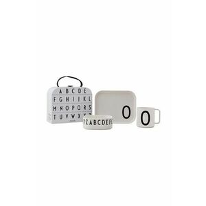 Design Letters set de mic dejun pentru copii Classics in a suitcase O 4-pack imagine