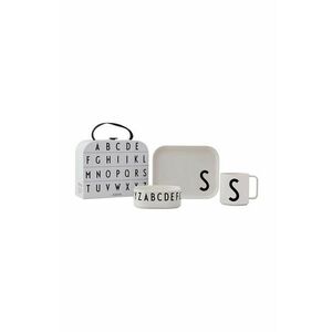 Design Letters set de mic dejun pentru copii Classics in a suitcase S 4-pack imagine