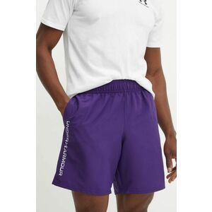 Under Armour pantaloni scurți de antrenament Tech culoarea violet, 1383356 imagine