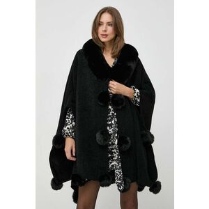 Morgan poncho culoarea negru imagine