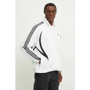 adidas Originals geaca barbati, culoarea alb, de tranzitie, IY2090 imagine