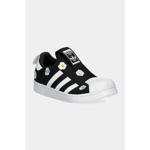 adidas Originals sneakers pentru copii SUPERSTAR 360 C culoarea negru, IG7014 imagine