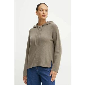 Weekend Max Mara pulover de lana femei, culoarea maro, light, 2425366142600 imagine